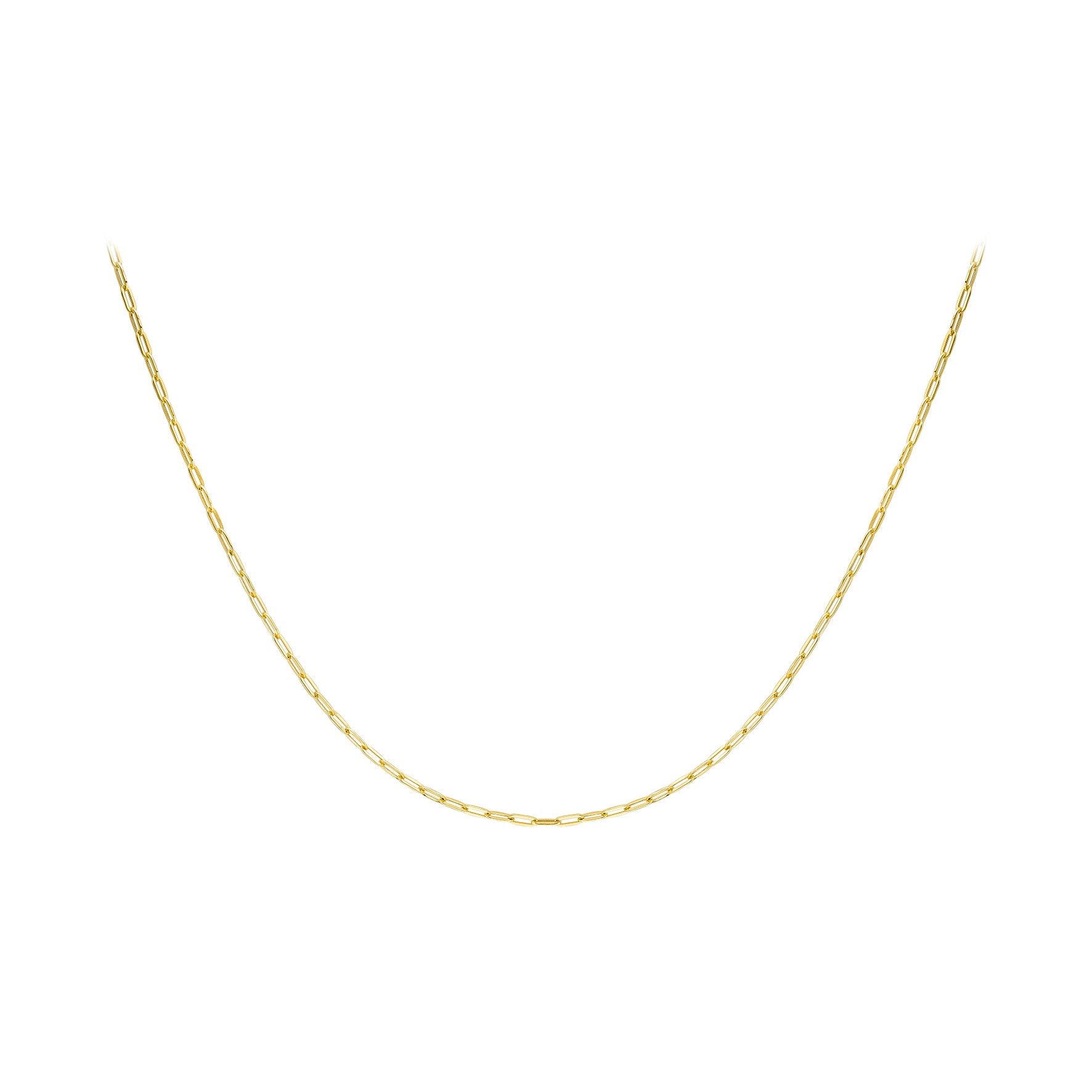 9ct Yellow Gold Small Paper Link Chain