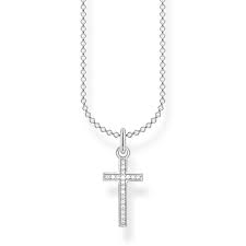Thomas Sabo Sterling Silver Cross Pendant with Cubic Zirconia
