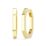 Swarovski Dextera Lge Octagon Hoop Ergs, RHS Earrings