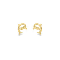 Elegant 9ct Yellow Gold 3mm CZ Rubover Stud Earrings