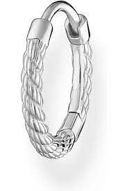 SS Sgle Small Rope Hoop Erg 13mm
