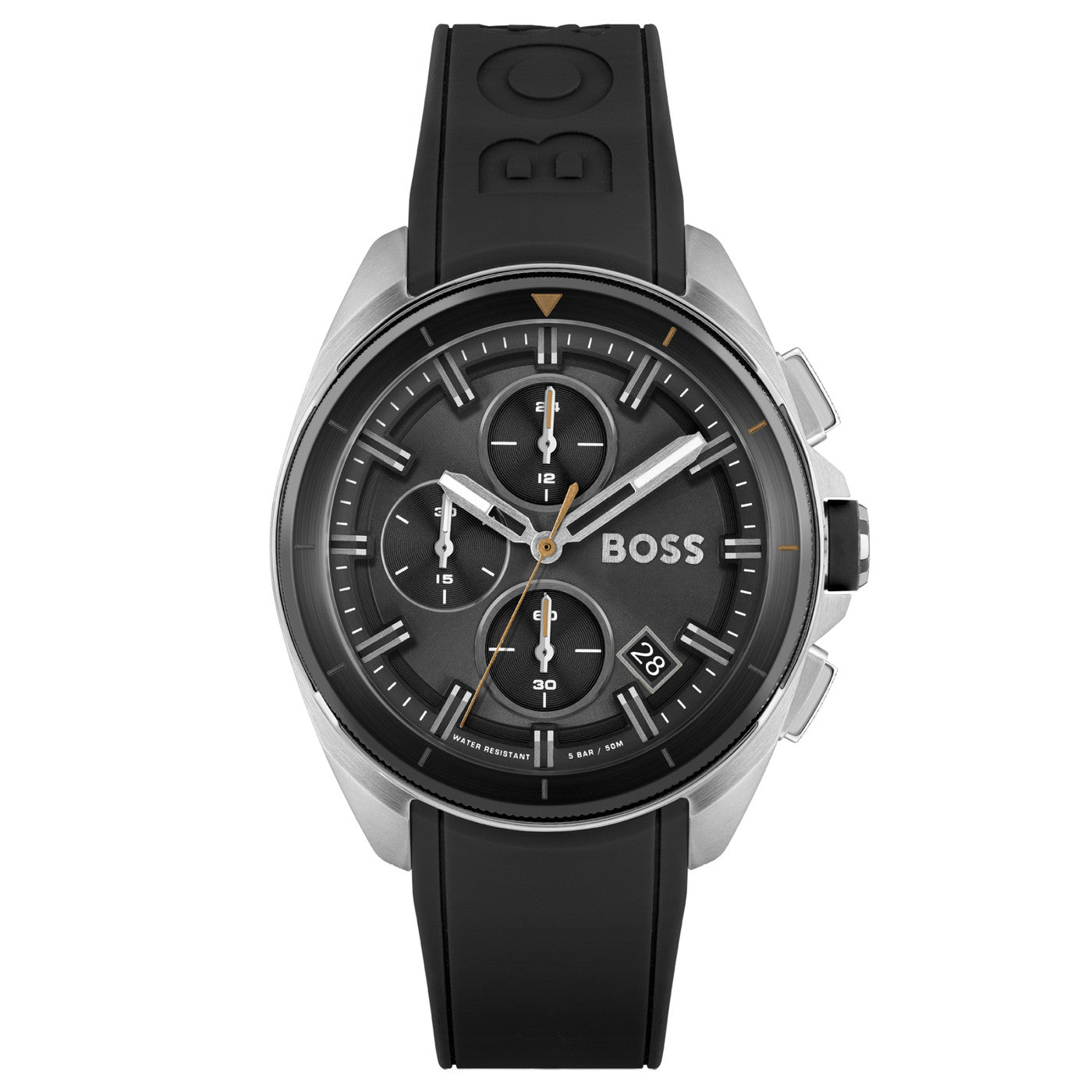 BOSS Mens Volane Chronograph Black 44mm Watch