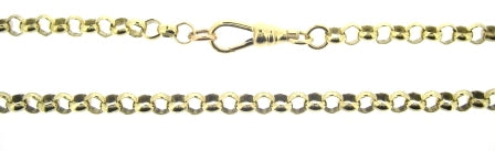 Vintage / Preowned 9ct Yellow Gold Round Belcher Link Chain 32"