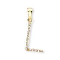 9Y Dia Initial L Pndt & Chain