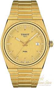 Tissot PRX 40mm Gold Tone Dial Quartz Mens Watch