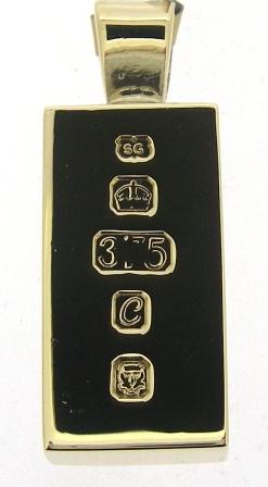 Vintage 9ct Yellow Gold Ingot