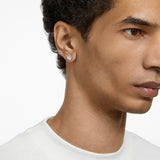 Swarovski Una Stud Earrings - Rhodium Plated - White