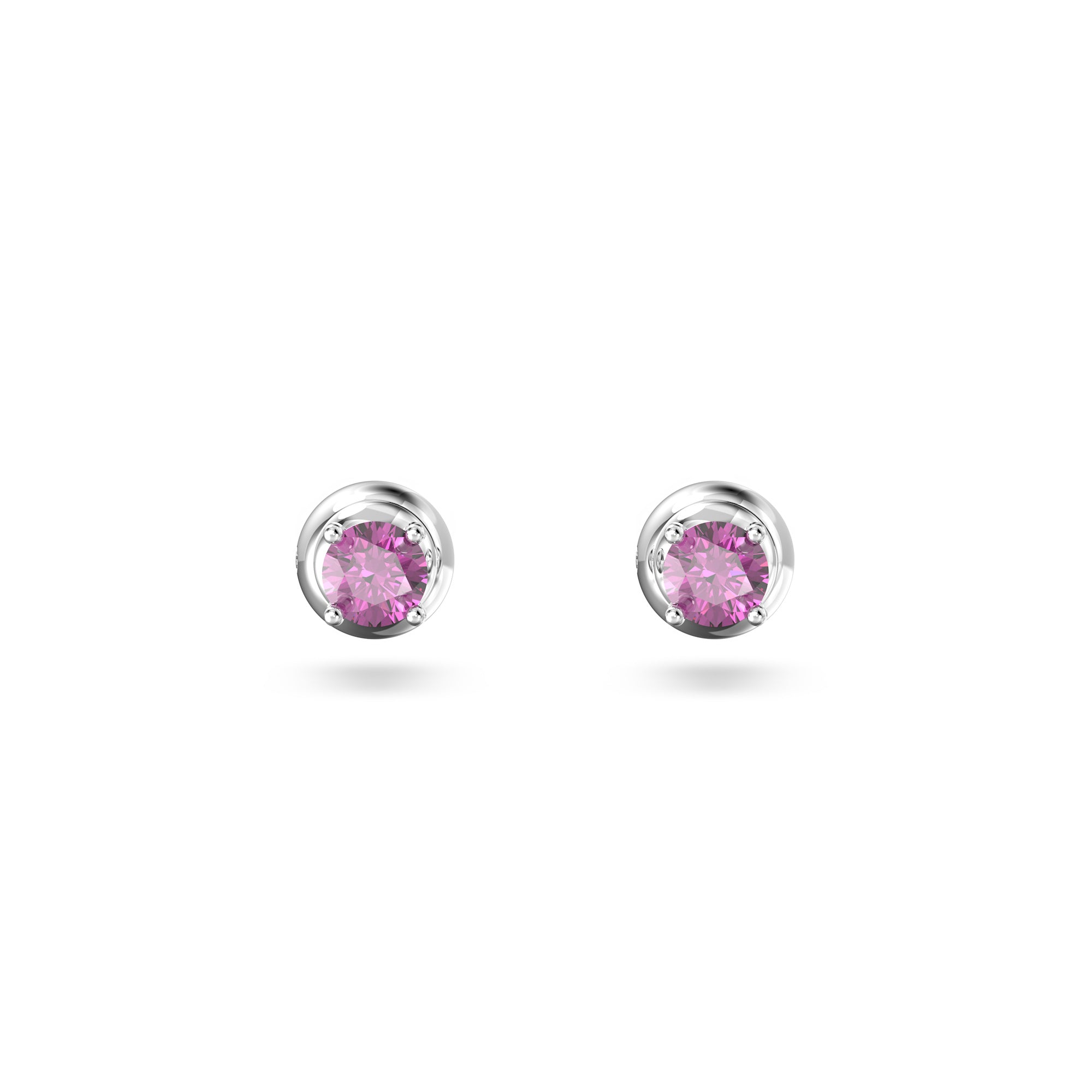 Swarovski Stilla Stud Ergs, RHS/Pink CRY Earrings