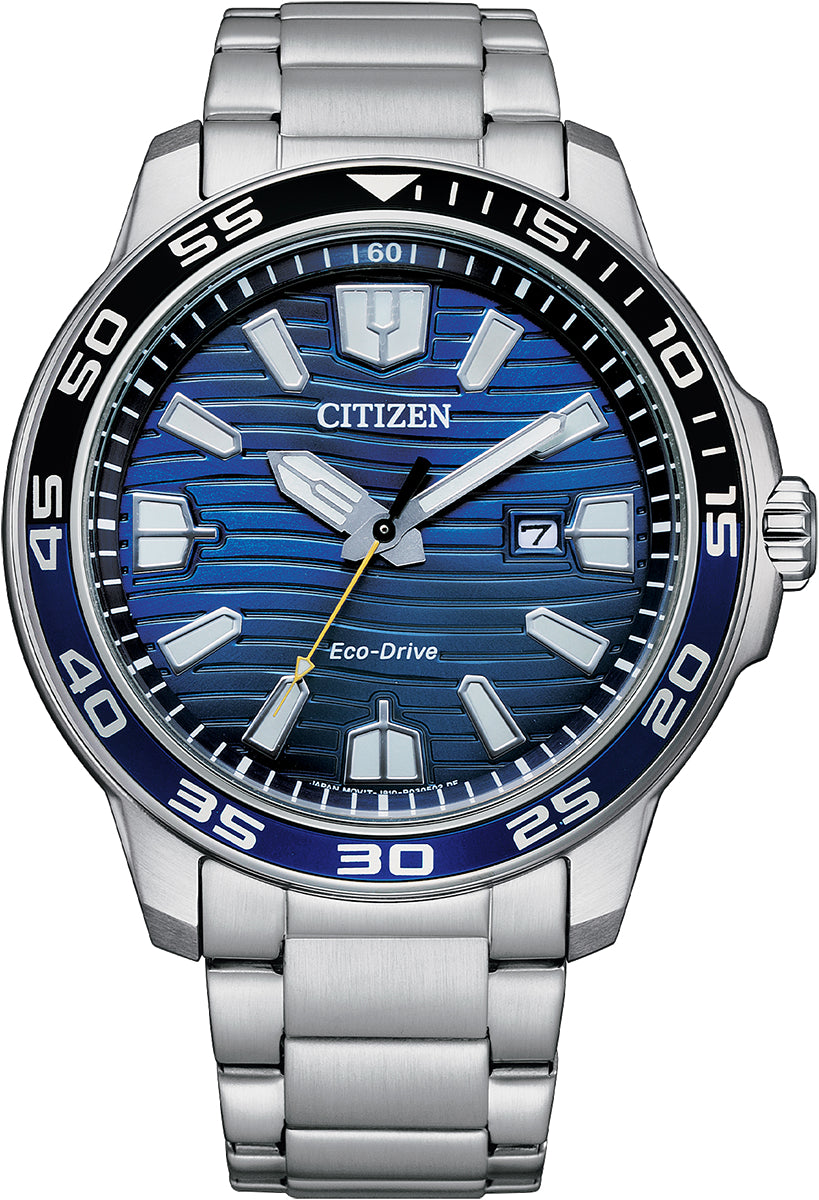 Citizen Mens Eco-Drive Sport Blue Dial 45 mm Watch