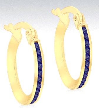 Elegant 9ct Yellow Gold Triple Ball Huggie Hoops