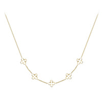Elegant 9ct Yellow Gold Fancy Necklace