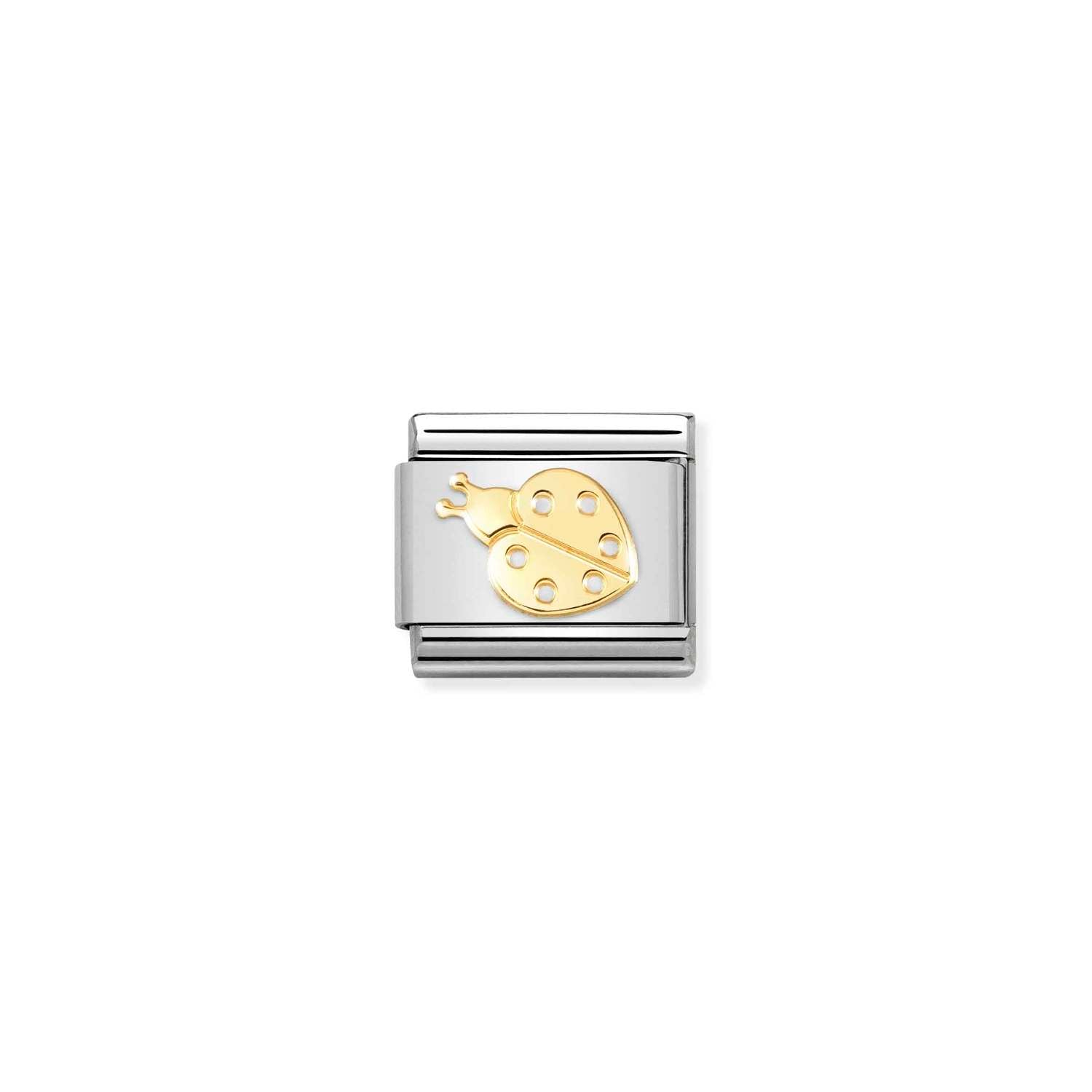 Nomination Composable Classic Symbols Heartshaped Ladybird Charm