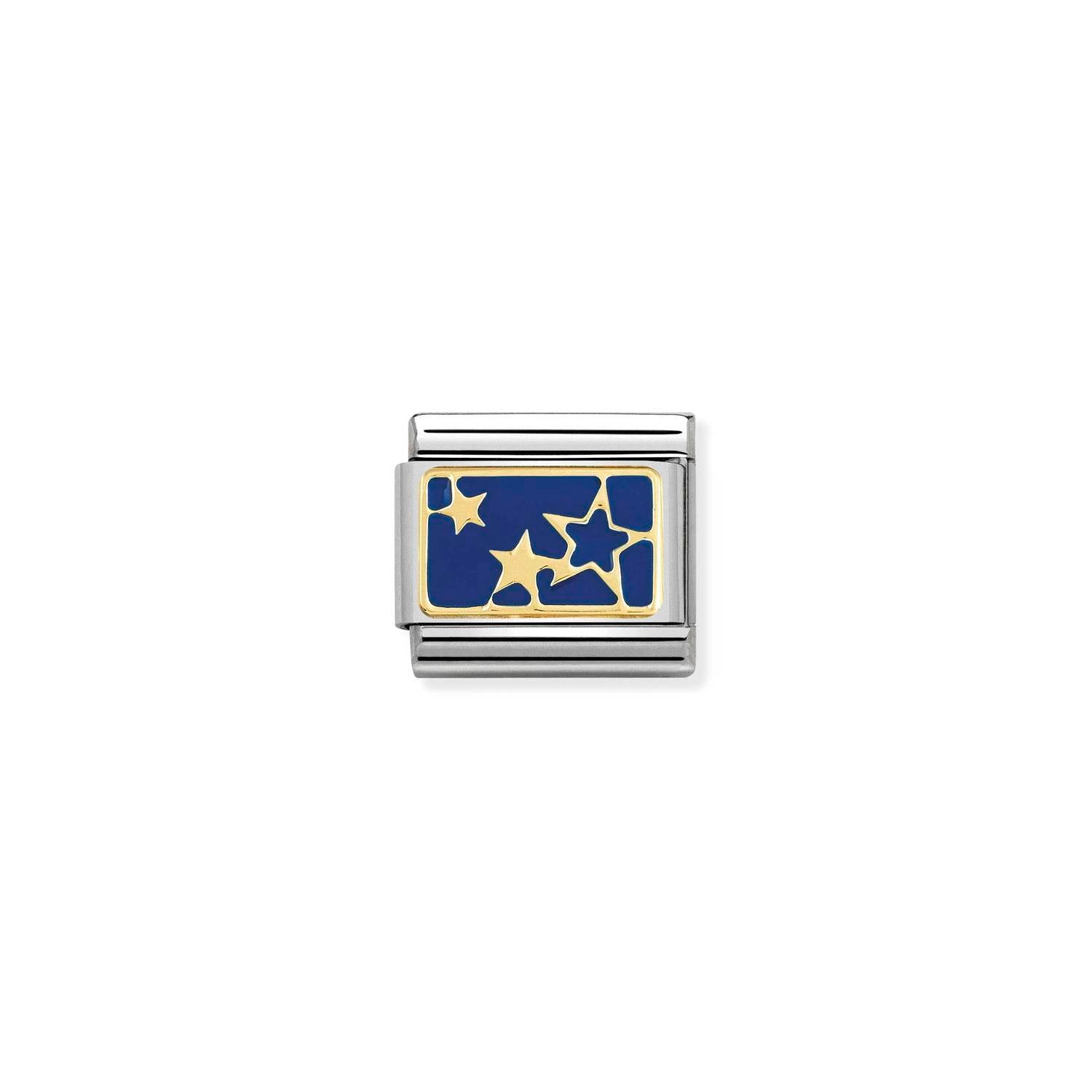 Nomination Composable Classic Blue Star Plate