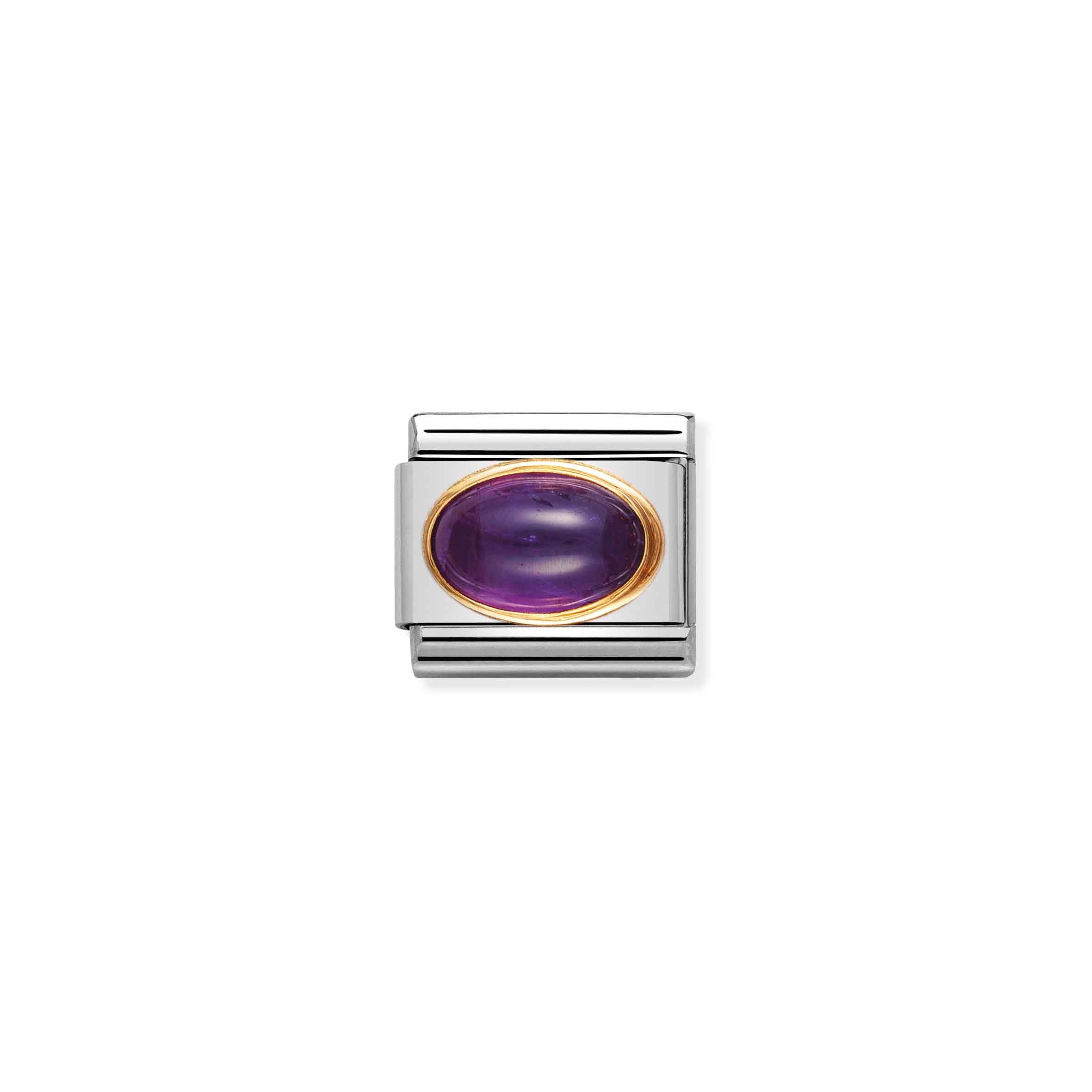 Nomination Composable Classic Oval Amethyst Link