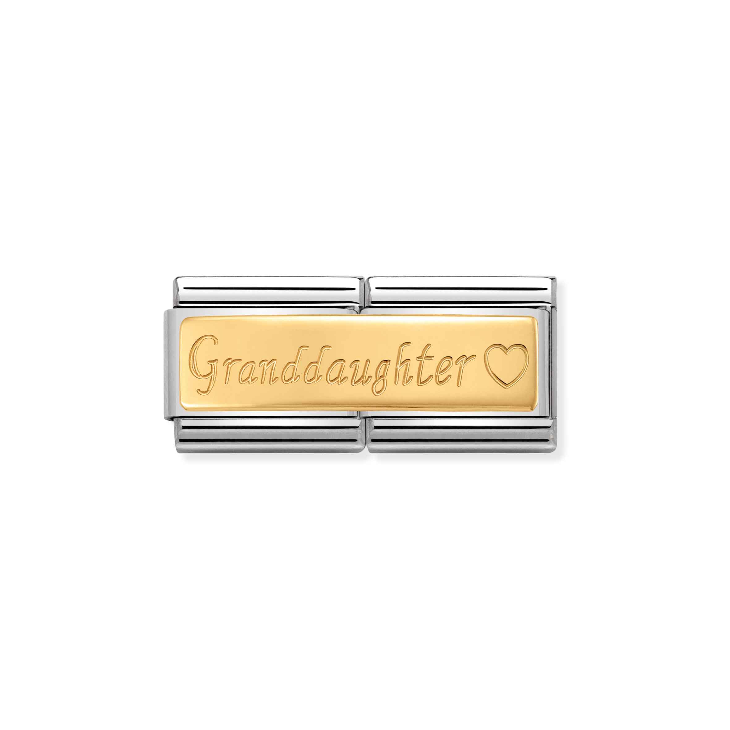 Nomination Composable Classic Granddaughter Double Engraved Link