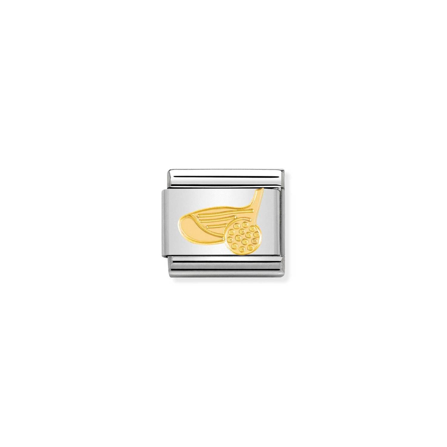 Nomination Composable Classic Golf Ball & Club Link