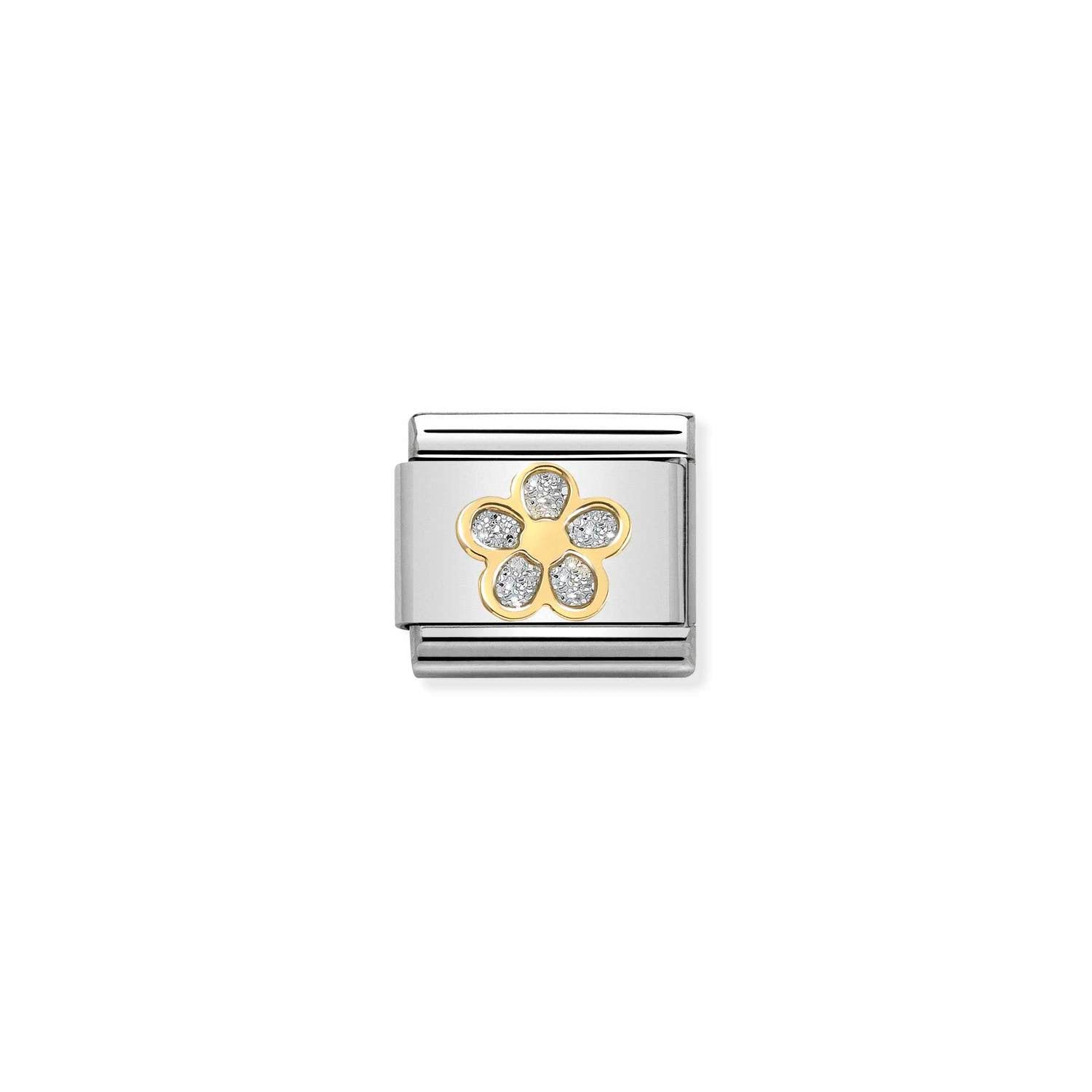 Nomination Composable Classic Glitter Flower Charm