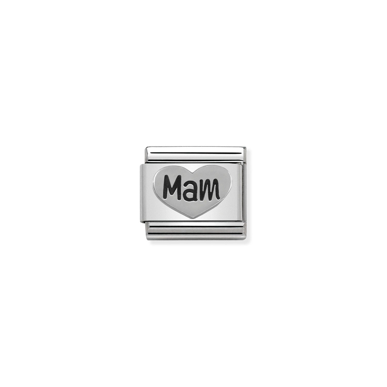 Nomination Composable Classic 'Heart Mam' Oxidised Charm