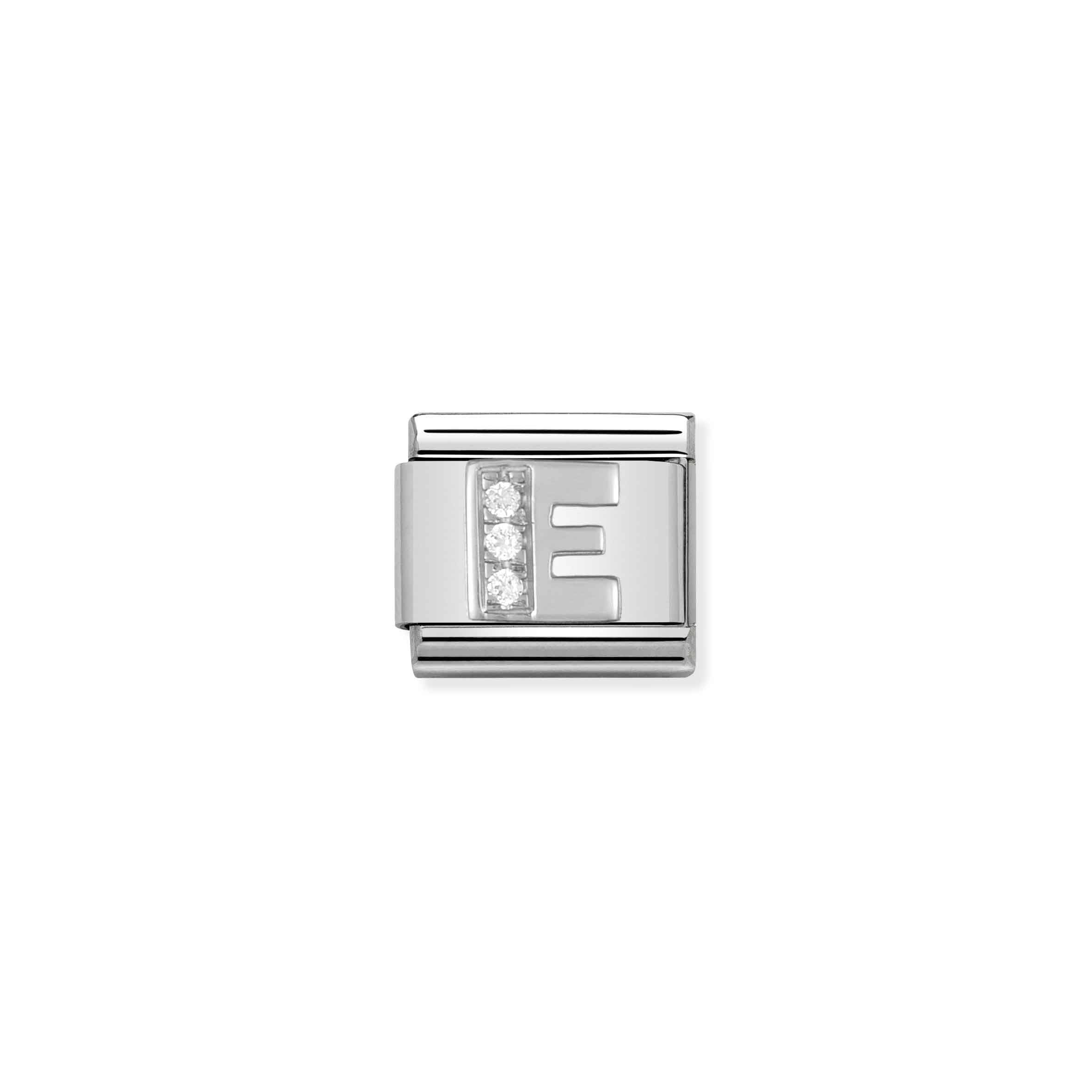Nomination Composable Classic Alphabeth 'E' Charm Link