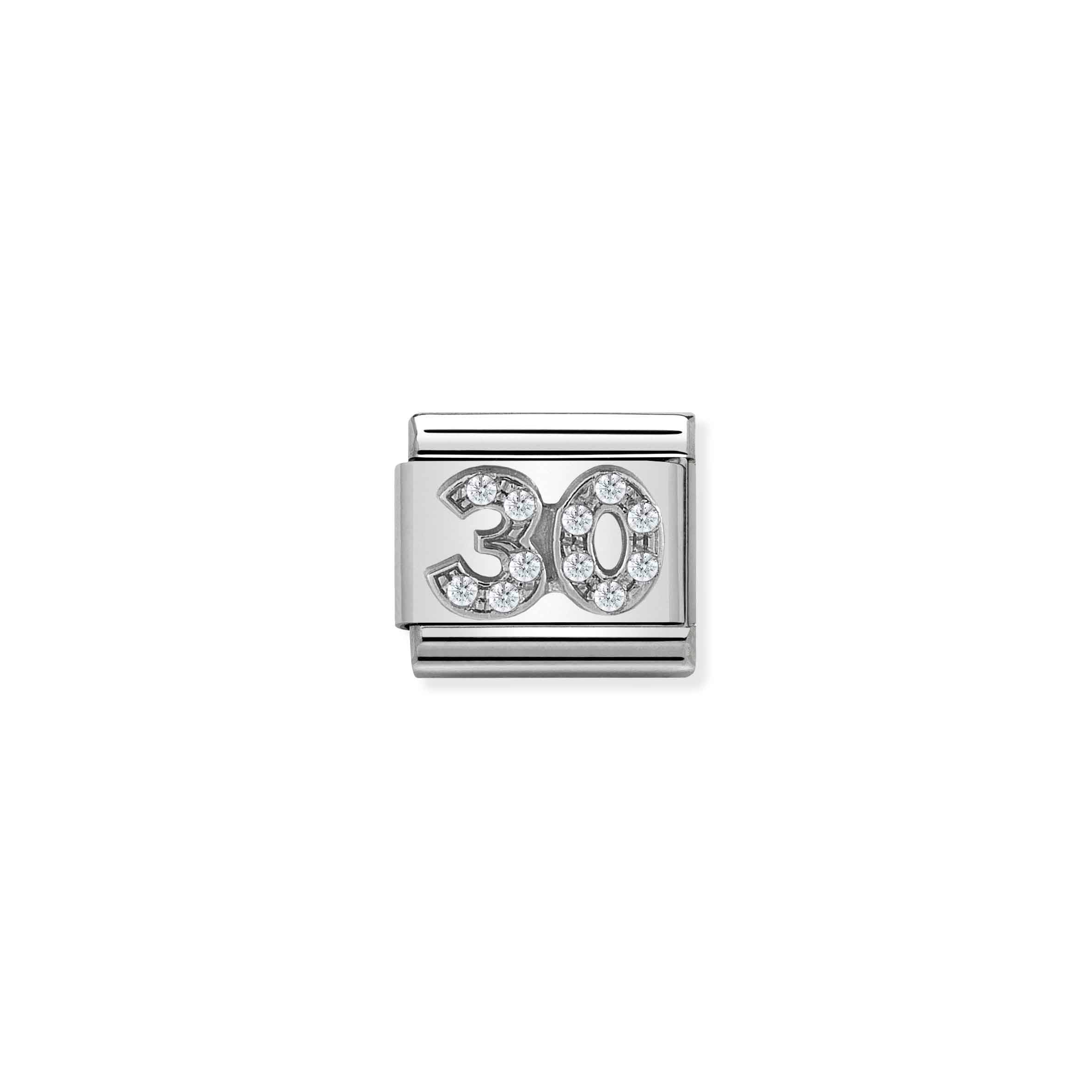 Nomination Composable Classic Symbols Number 30 Link