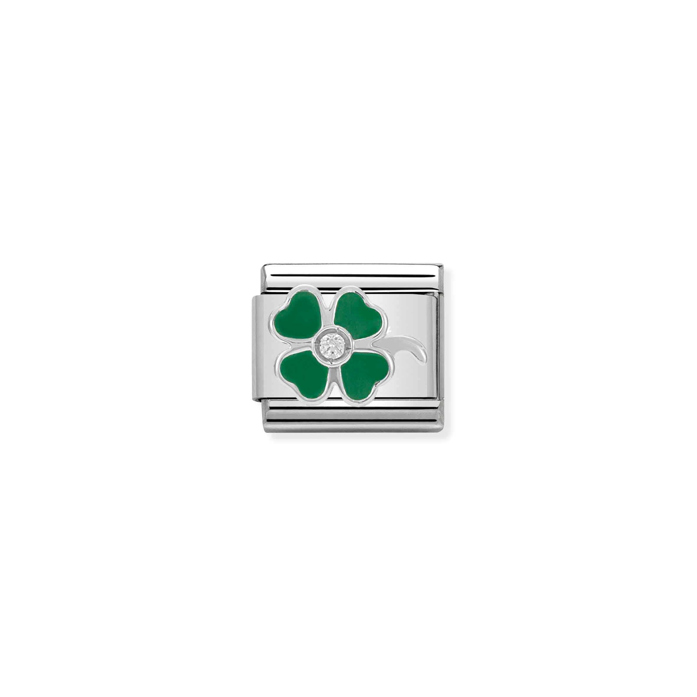 Nomination Composable Classic Green Clover Charm