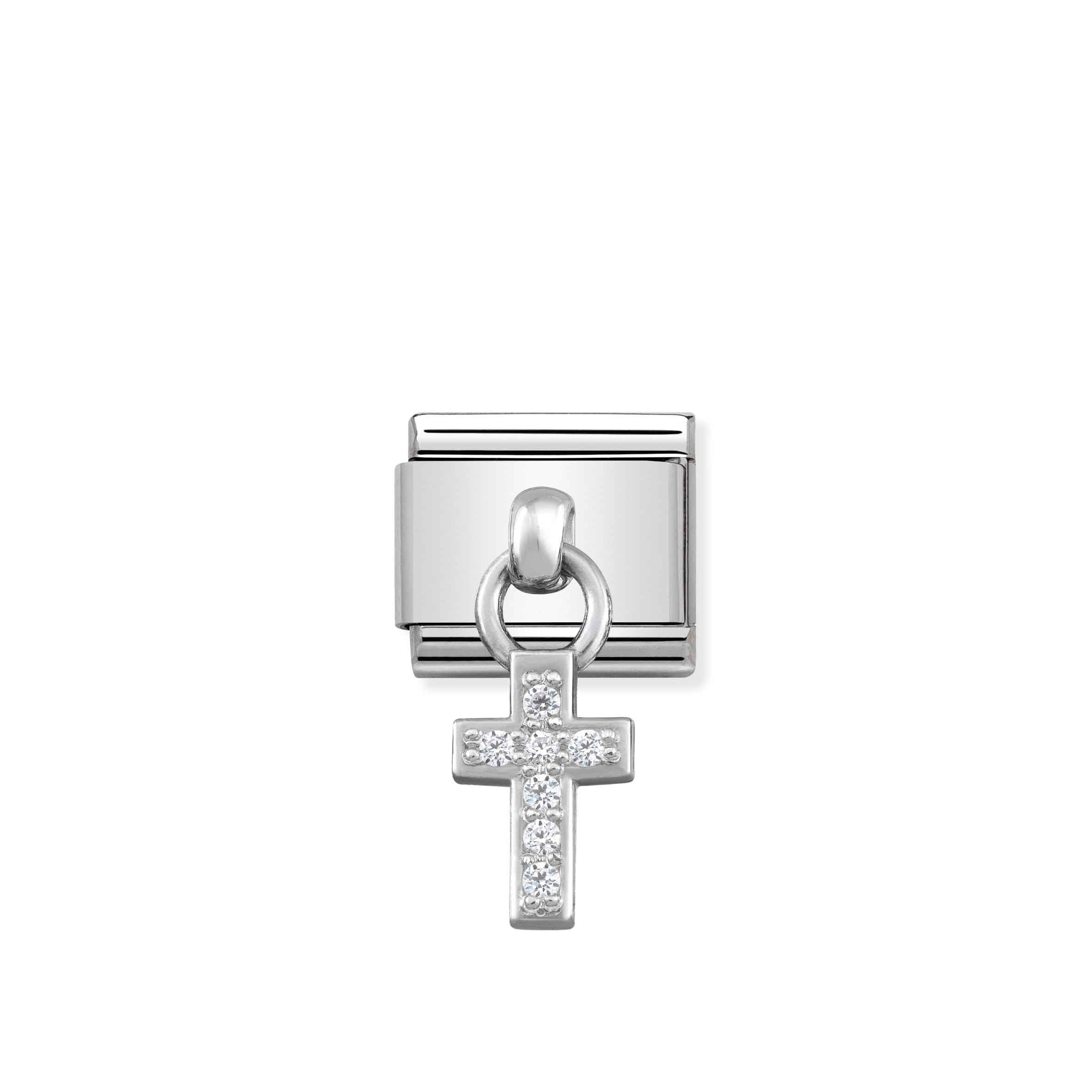 Nomination Composable Classic Hanging Cross Charm