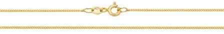 9ct Yellow Gold 16-inch Close Curb Chain