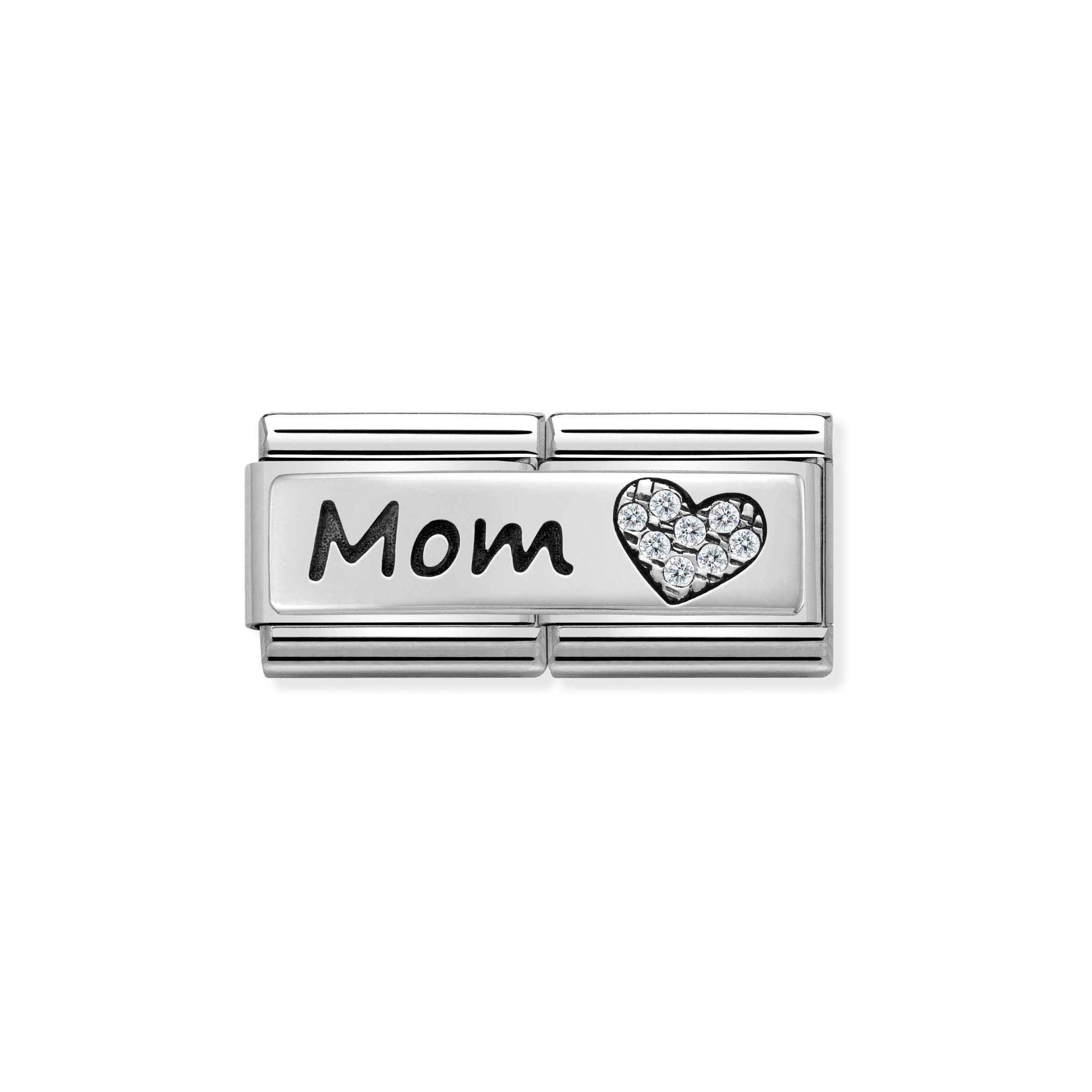 Nomination Composable Classic Mom & Heart Double Symbol Link