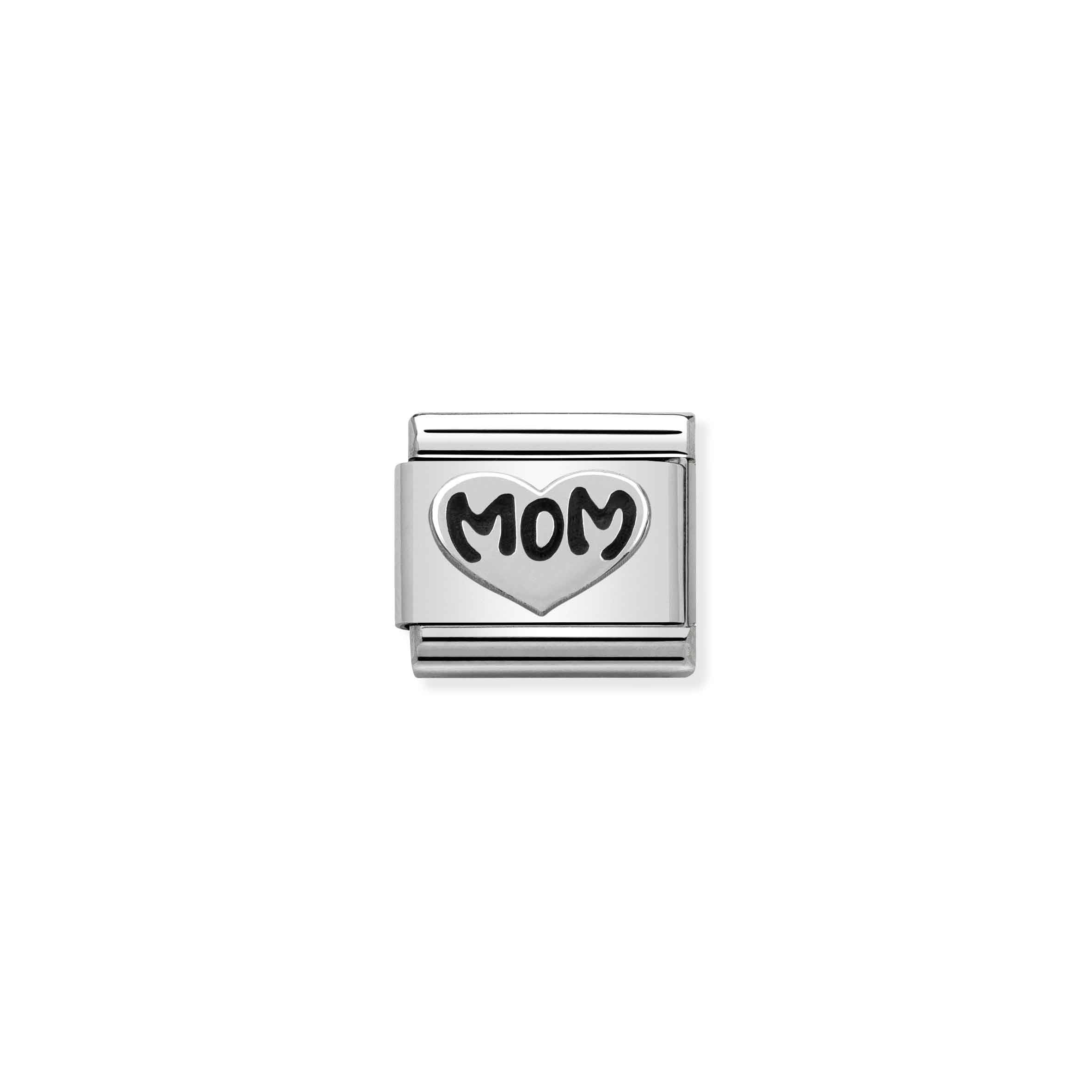 Nomination Composable Classic 'Mom Heart' Charm Link