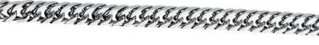 Fred Bennett Men's Stainless Steel Curb Chain Necklace
