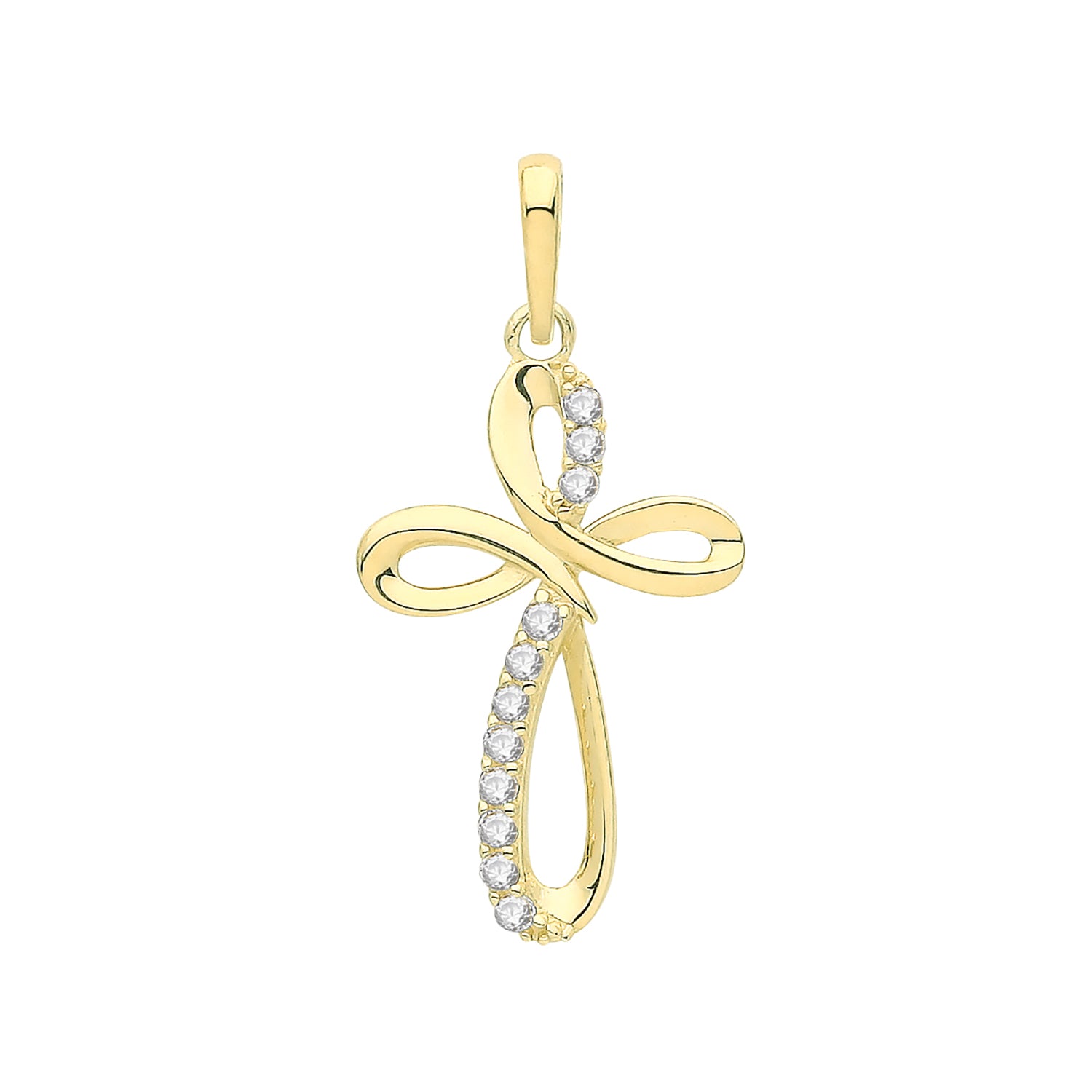9Y CZ Rounded Cross Pndt