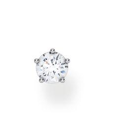 Thomas Sabo Sterling Silver Single Stud Earring with Cubic Zirconia Earrings