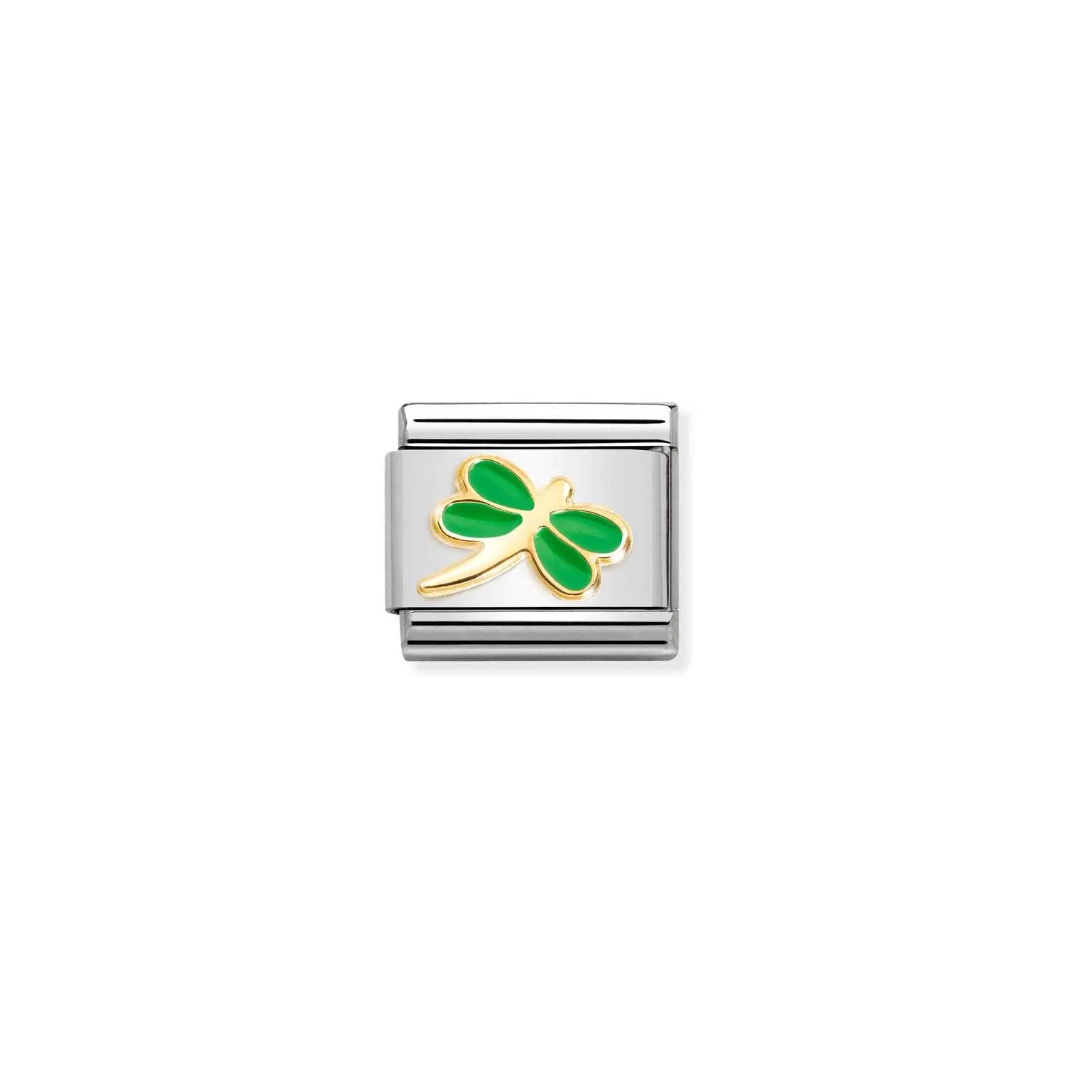 Nomination Composable Classic Green Dragonfly Charm