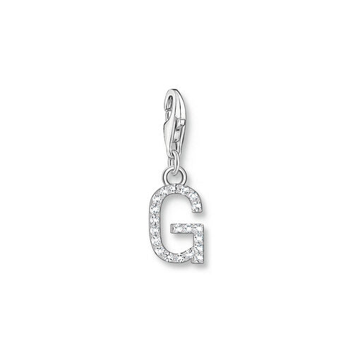 Thomas Sabo Sterling Silver CZ Letter G Charm