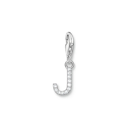 Thomas Sabo Sterling Silver CZ Letter J Charm