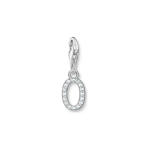 Thomas Sabo Sterling Silver CZ Letter O Charm