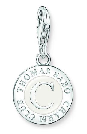 Thomas Sabo Sterling Silver Shimmering White Club Charmista Charm