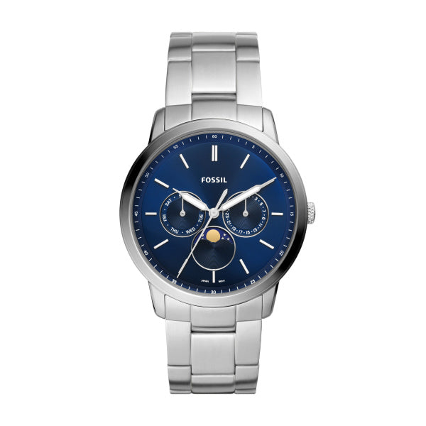 Fossil Mens Neutra Multi-Dial Blue 44mm watch