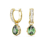 Swarovski Chroma Drop Earrings - Gold Tone-Plated - Green