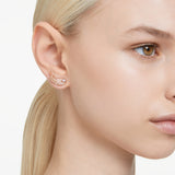 Swarovski Idyllia Stud Ergs,Feather,ROS/CRY Earrings