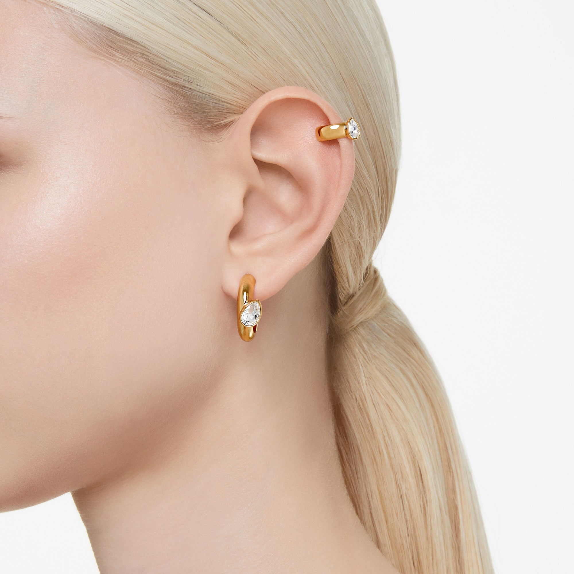 Swarovski Dextera Hoop Ergs&Cuff,GOS Earrings