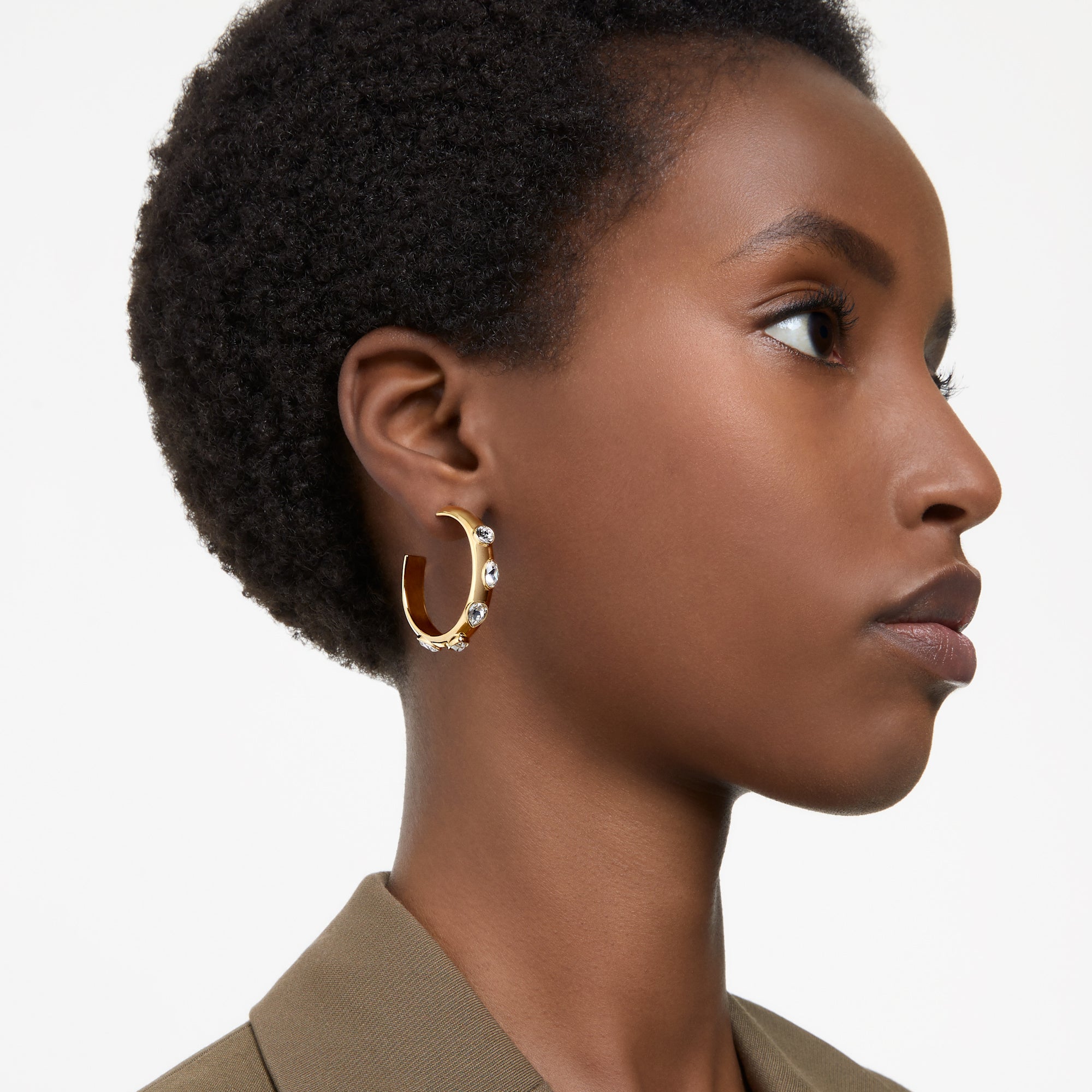 Swarovski Dextera Hoop Ergs,GOS/CRY Earrings