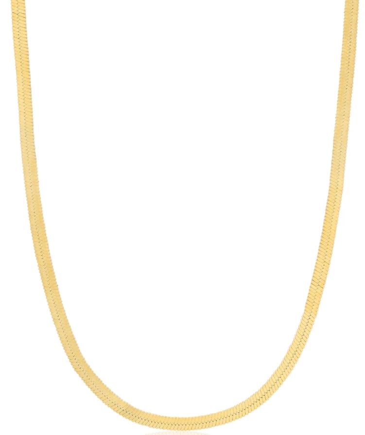 SS/YGP Flat Snake Chain Nlace