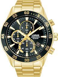 Lorus Mens Chronograph Black 43mm watch