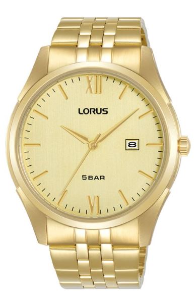 Lorus Mens Champagne 40 mm watch Bracelet