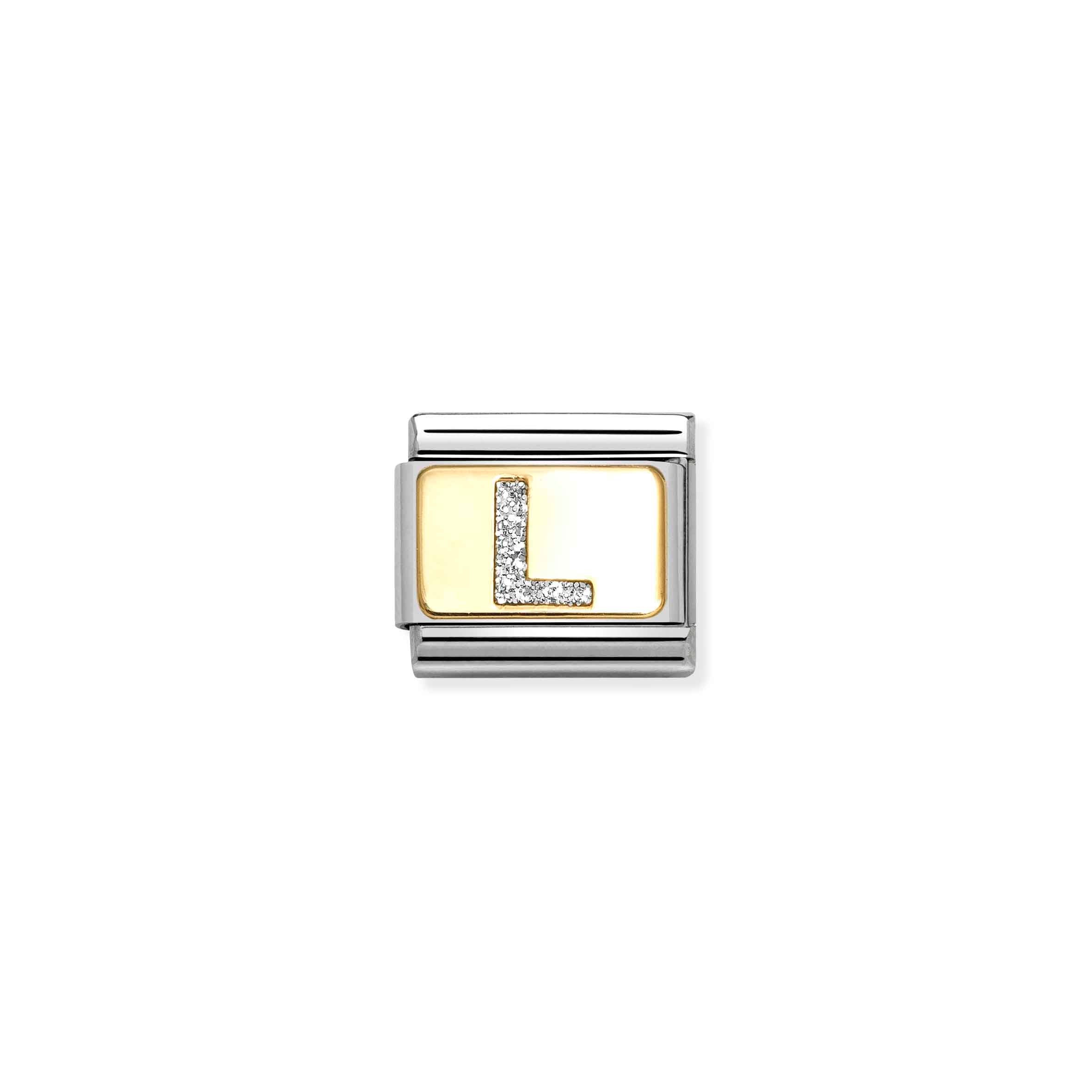 Nomination Composable Classic Glitter Letter L Charm