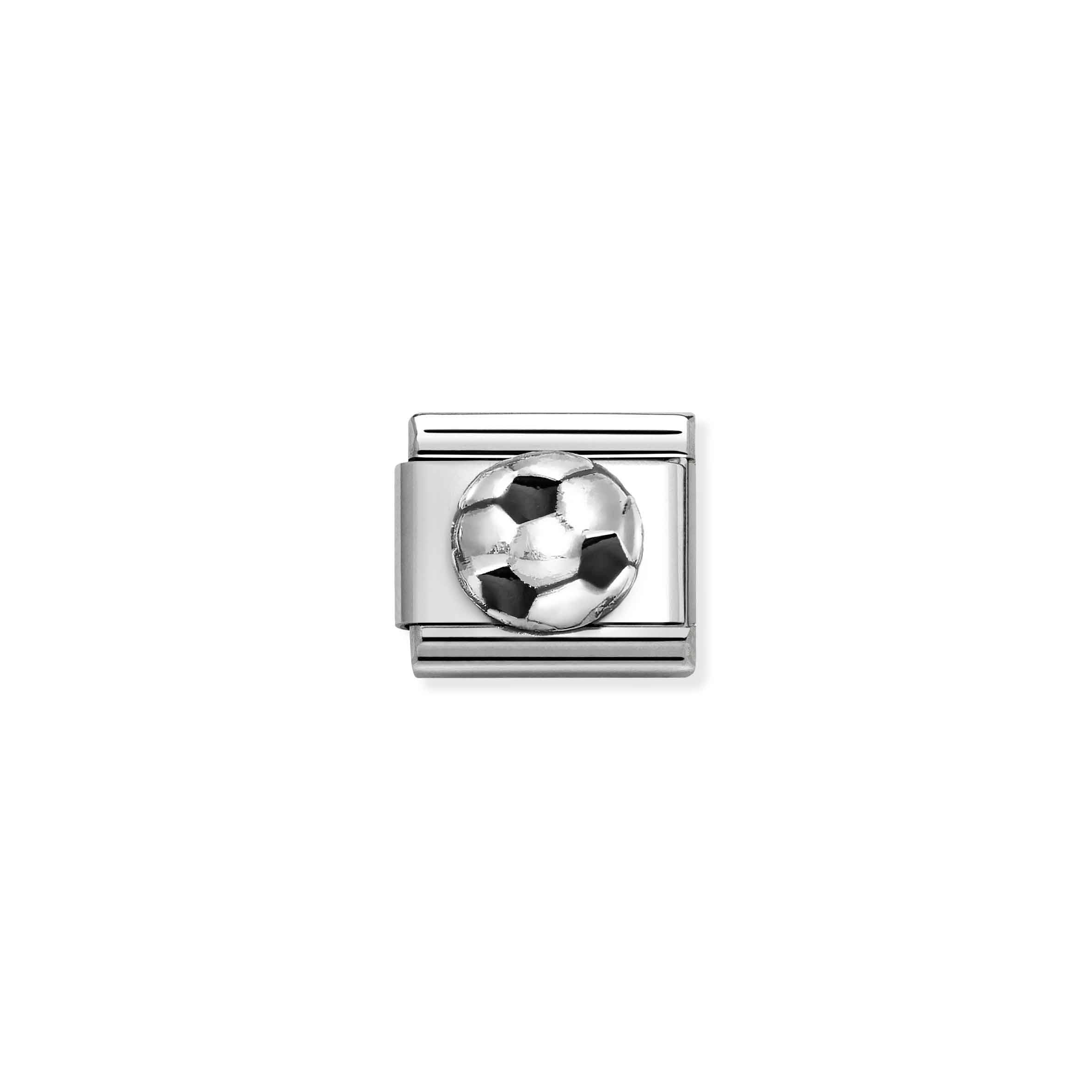 Nomination Composable Classic Symbols Soccer Ball Charm Link