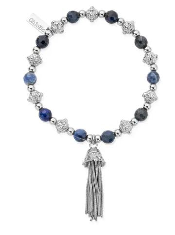Sterling Silver Sodalite Bracelet