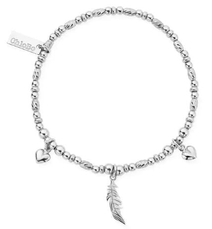 Sterling Silver Love And Courage Bracelet