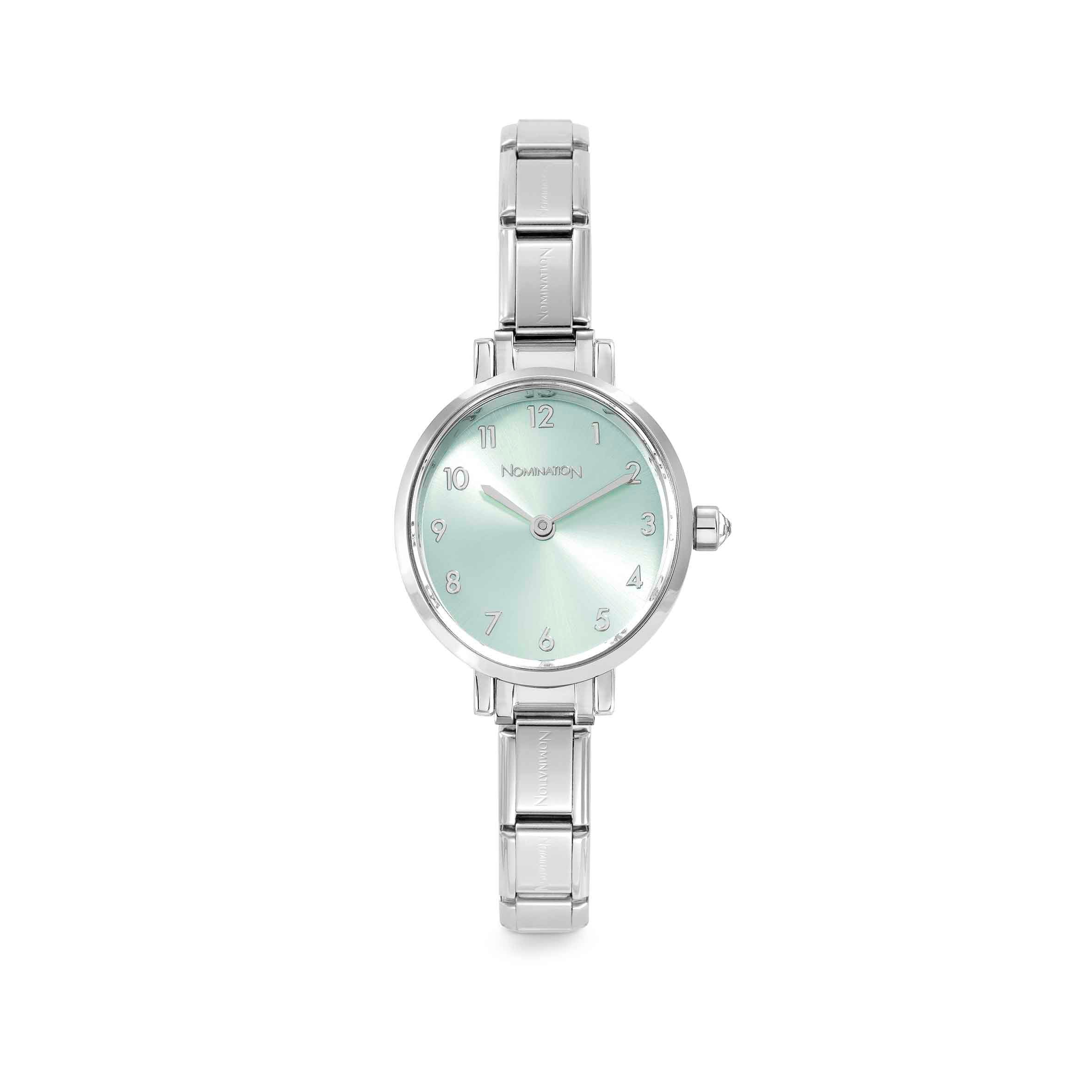 Nomination 'Paris' Oval Sage Green Dial Watch